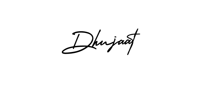 Design your own signature with our free online signature maker. With this signature software, you can create a handwritten (AmerikaSignatureDemo-Regular) signature for name Dhujaat. Dhujaat signature style 3 images and pictures png