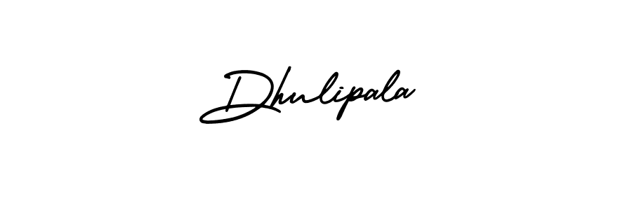 Make a beautiful signature design for name Dhulipala. With this signature (AmerikaSignatureDemo-Regular) style, you can create a handwritten signature for free. Dhulipala signature style 3 images and pictures png