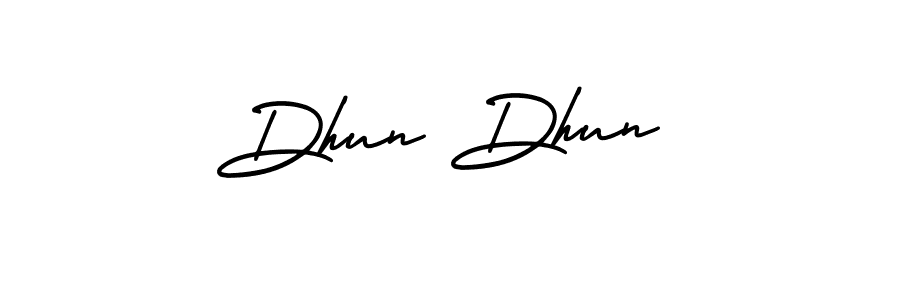 Similarly AmerikaSignatureDemo-Regular is the best handwritten signature design. Signature creator online .You can use it as an online autograph creator for name Dhun Dhun. Dhun Dhun signature style 3 images and pictures png