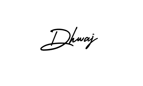 Create a beautiful signature design for name Dhwaj. With this signature (AmerikaSignatureDemo-Regular) fonts, you can make a handwritten signature for free. Dhwaj signature style 3 images and pictures png