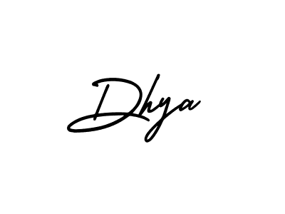 AmerikaSignatureDemo-Regular is a professional signature style that is perfect for those who want to add a touch of class to their signature. It is also a great choice for those who want to make their signature more unique. Get Dhya name to fancy signature for free. Dhya signature style 3 images and pictures png