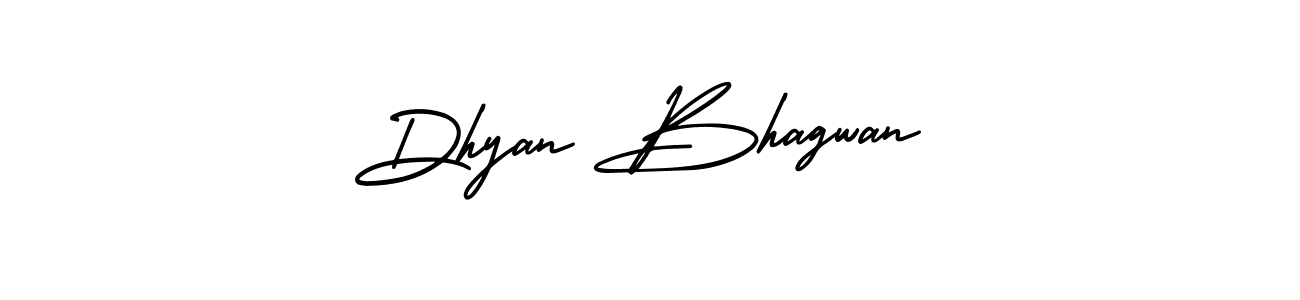 Create a beautiful signature design for name Dhyan Bhagwan. With this signature (AmerikaSignatureDemo-Regular) fonts, you can make a handwritten signature for free. Dhyan Bhagwan signature style 3 images and pictures png