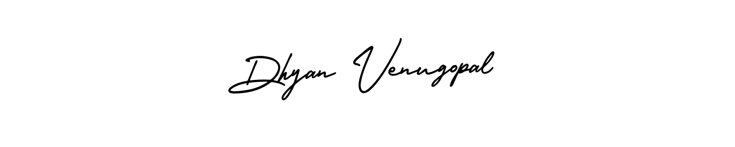 Also You can easily find your signature by using the search form. We will create Dhyan Venugopal name handwritten signature images for you free of cost using AmerikaSignatureDemo-Regular sign style. Dhyan Venugopal signature style 3 images and pictures png