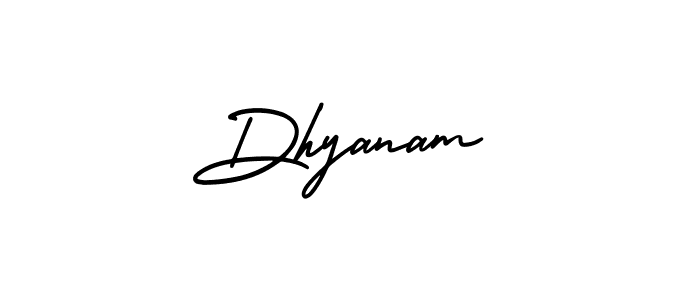 Make a beautiful signature design for name Dhyanam. Use this online signature maker to create a handwritten signature for free. Dhyanam signature style 3 images and pictures png