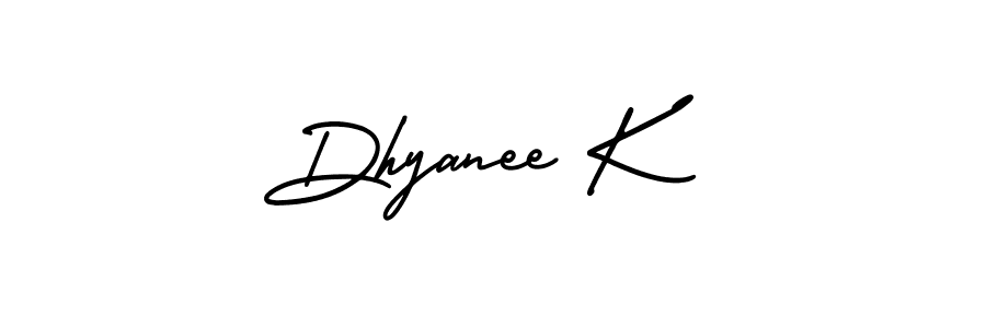 Check out images of Autograph of Dhyanee K name. Actor Dhyanee K Signature Style. AmerikaSignatureDemo-Regular is a professional sign style online. Dhyanee K signature style 3 images and pictures png