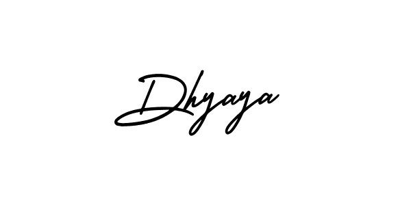 Also You can easily find your signature by using the search form. We will create Dhyaya name handwritten signature images for you free of cost using AmerikaSignatureDemo-Regular sign style. Dhyaya signature style 3 images and pictures png