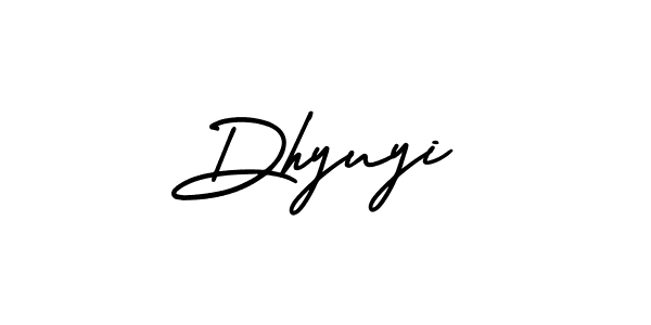 AmerikaSignatureDemo-Regular is a professional signature style that is perfect for those who want to add a touch of class to their signature. It is also a great choice for those who want to make their signature more unique. Get Dhyuyi name to fancy signature for free. Dhyuyi signature style 3 images and pictures png