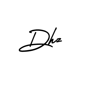 Also You can easily find your signature by using the search form. We will create Dhz name handwritten signature images for you free of cost using AmerikaSignatureDemo-Regular sign style. Dhz signature style 3 images and pictures png