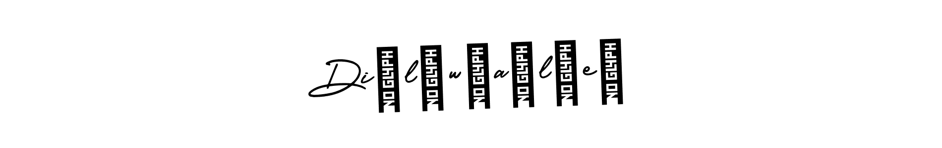 Use a signature maker to create a handwritten signature online. With this signature software, you can design (AmerikaSignatureDemo-Regular) your own signature for name Di̸l̸w̸a̸l̸e̸. Di̸l̸w̸a̸l̸e̸ signature style 3 images and pictures png