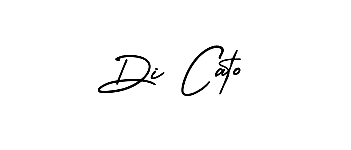 Di Cato stylish signature style. Best Handwritten Sign (AmerikaSignatureDemo-Regular) for my name. Handwritten Signature Collection Ideas for my name Di Cato. Di Cato signature style 3 images and pictures png