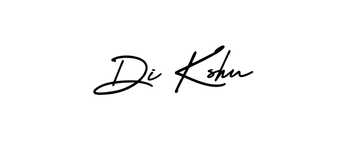 Di Kshu stylish signature style. Best Handwritten Sign (AmerikaSignatureDemo-Regular) for my name. Handwritten Signature Collection Ideas for my name Di Kshu. Di Kshu signature style 3 images and pictures png