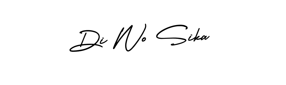 Check out images of Autograph of Di Wo Sika name. Actor Di Wo Sika Signature Style. AmerikaSignatureDemo-Regular is a professional sign style online. Di Wo Sika signature style 3 images and pictures png