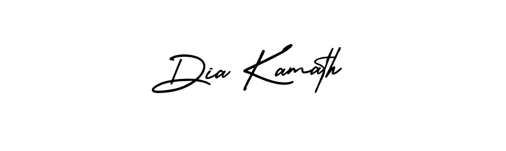 Similarly AmerikaSignatureDemo-Regular is the best handwritten signature design. Signature creator online .You can use it as an online autograph creator for name Dia Kamath. Dia Kamath signature style 3 images and pictures png