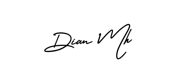 Best and Professional Signature Style for Dian Mh. AmerikaSignatureDemo-Regular Best Signature Style Collection. Dian Mh signature style 3 images and pictures png