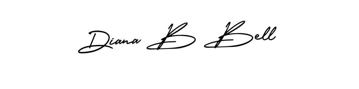 Use a signature maker to create a handwritten signature online. With this signature software, you can design (AmerikaSignatureDemo-Regular) your own signature for name Diana B Bell. Diana B Bell signature style 3 images and pictures png