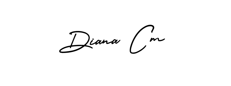 Create a beautiful signature design for name Diana Cm. With this signature (AmerikaSignatureDemo-Regular) fonts, you can make a handwritten signature for free. Diana Cm signature style 3 images and pictures png