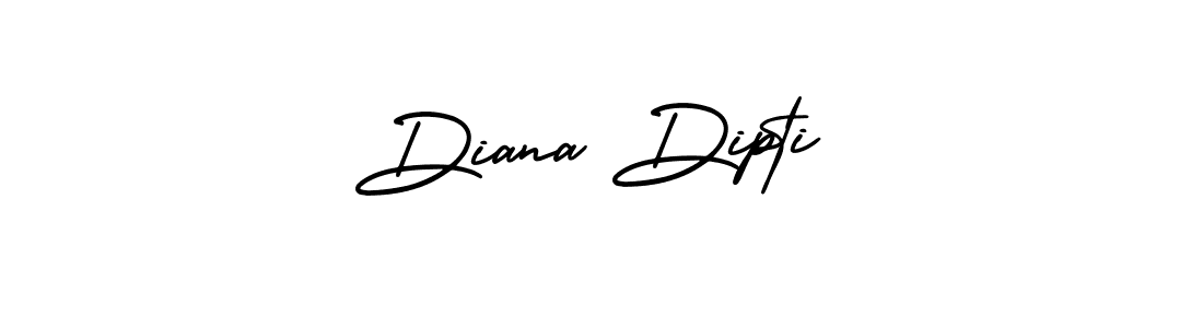 Make a beautiful signature design for name Diana Dipti. With this signature (AmerikaSignatureDemo-Regular) style, you can create a handwritten signature for free. Diana Dipti signature style 3 images and pictures png