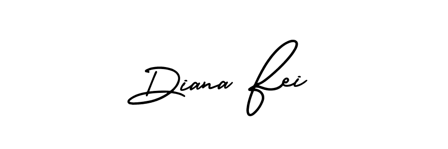 Make a beautiful signature design for name Diana Fei. Use this online signature maker to create a handwritten signature for free. Diana Fei signature style 3 images and pictures png