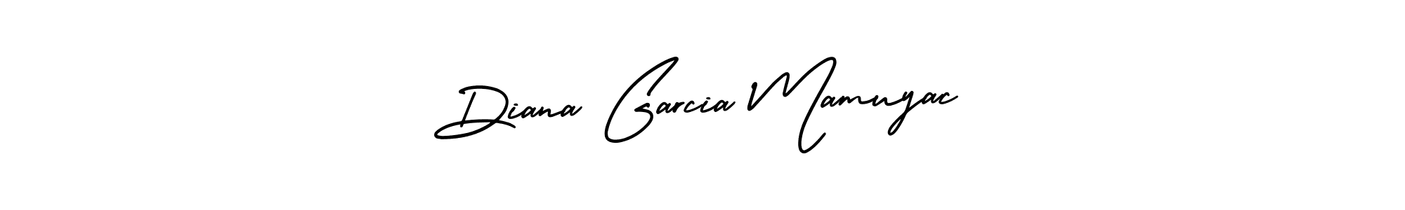 Make a beautiful signature design for name Diana Garcia Mamuyac. With this signature (AmerikaSignatureDemo-Regular) style, you can create a handwritten signature for free. Diana Garcia Mamuyac signature style 3 images and pictures png