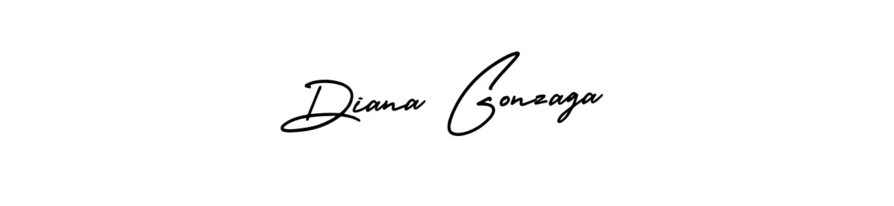 You should practise on your own different ways (AmerikaSignatureDemo-Regular) to write your name (Diana Gonzaga) in signature. don't let someone else do it for you. Diana Gonzaga signature style 3 images and pictures png
