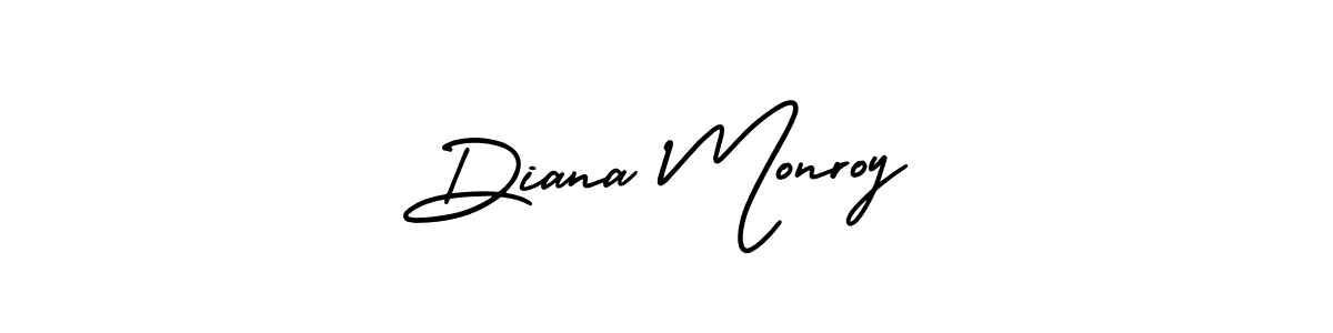 Make a beautiful signature design for name Diana Monroy. Use this online signature maker to create a handwritten signature for free. Diana Monroy signature style 3 images and pictures png