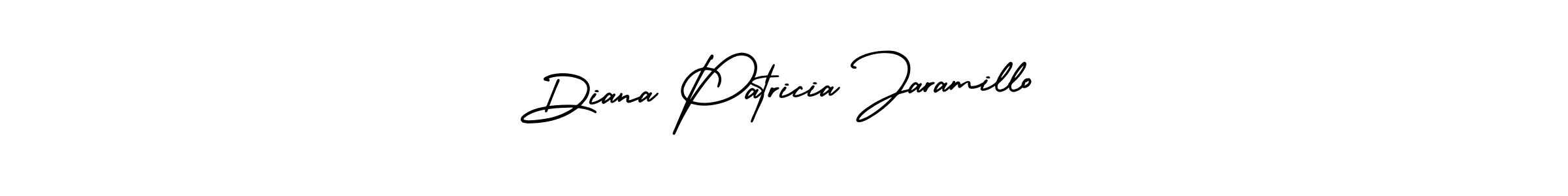 It looks lik you need a new signature style for name Diana Patricia Jaramillo. Design unique handwritten (AmerikaSignatureDemo-Regular) signature with our free signature maker in just a few clicks. Diana Patricia Jaramillo signature style 3 images and pictures png