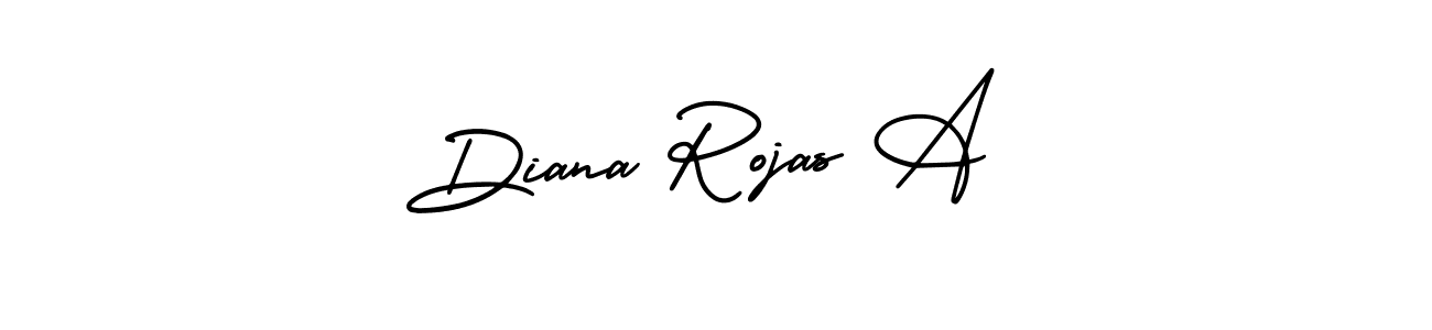 It looks lik you need a new signature style for name Diana Rojas A. Design unique handwritten (AmerikaSignatureDemo-Regular) signature with our free signature maker in just a few clicks. Diana Rojas A signature style 3 images and pictures png