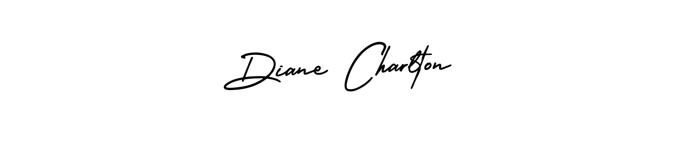 Make a beautiful signature design for name Diane Charlton. With this signature (AmerikaSignatureDemo-Regular) style, you can create a handwritten signature for free. Diane Charlton signature style 3 images and pictures png