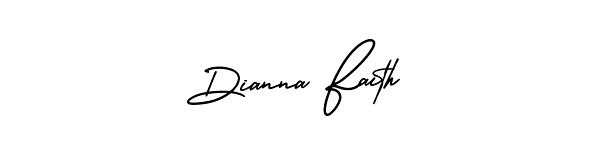 AmerikaSignatureDemo-Regular is a professional signature style that is perfect for those who want to add a touch of class to their signature. It is also a great choice for those who want to make their signature more unique. Get Dianna Faith name to fancy signature for free. Dianna Faith signature style 3 images and pictures png