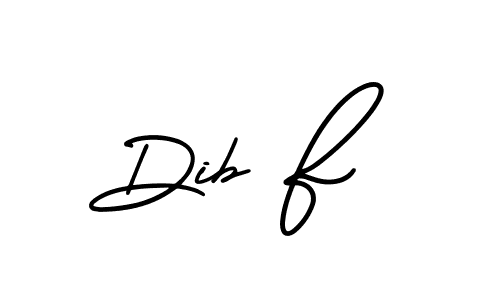 Best and Professional Signature Style for Dib F. AmerikaSignatureDemo-Regular Best Signature Style Collection. Dib F signature style 3 images and pictures png
