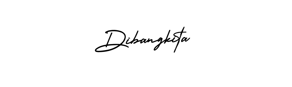 Dibangkita stylish signature style. Best Handwritten Sign (AmerikaSignatureDemo-Regular) for my name. Handwritten Signature Collection Ideas for my name Dibangkita. Dibangkita signature style 3 images and pictures png