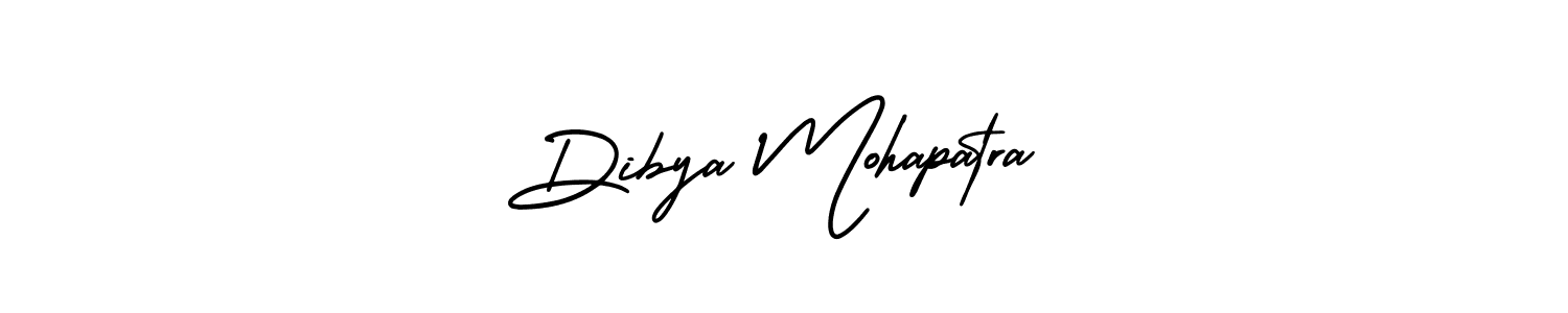 How to make Dibya Mohapatra name signature. Use AmerikaSignatureDemo-Regular style for creating short signs online. This is the latest handwritten sign. Dibya Mohapatra signature style 3 images and pictures png