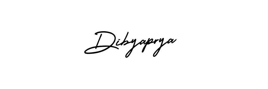 How to make Dibyaprya signature? AmerikaSignatureDemo-Regular is a professional autograph style. Create handwritten signature for Dibyaprya name. Dibyaprya signature style 3 images and pictures png
