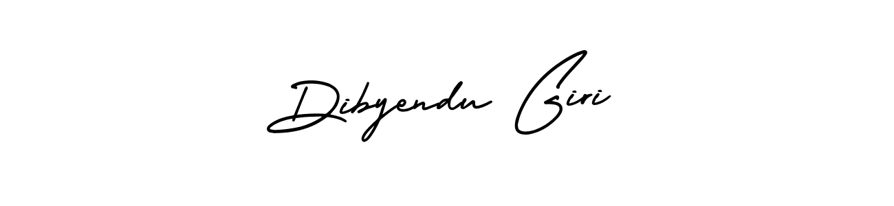 How to make Dibyendu Giri signature? AmerikaSignatureDemo-Regular is a professional autograph style. Create handwritten signature for Dibyendu Giri name. Dibyendu Giri signature style 3 images and pictures png