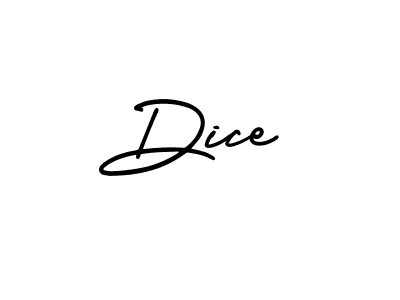 Make a beautiful signature design for name Dice. With this signature (AmerikaSignatureDemo-Regular) style, you can create a handwritten signature for free. Dice signature style 3 images and pictures png