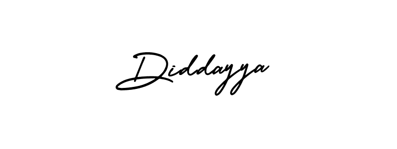 Design your own signature with our free online signature maker. With this signature software, you can create a handwritten (AmerikaSignatureDemo-Regular) signature for name Diddayya. Diddayya signature style 3 images and pictures png