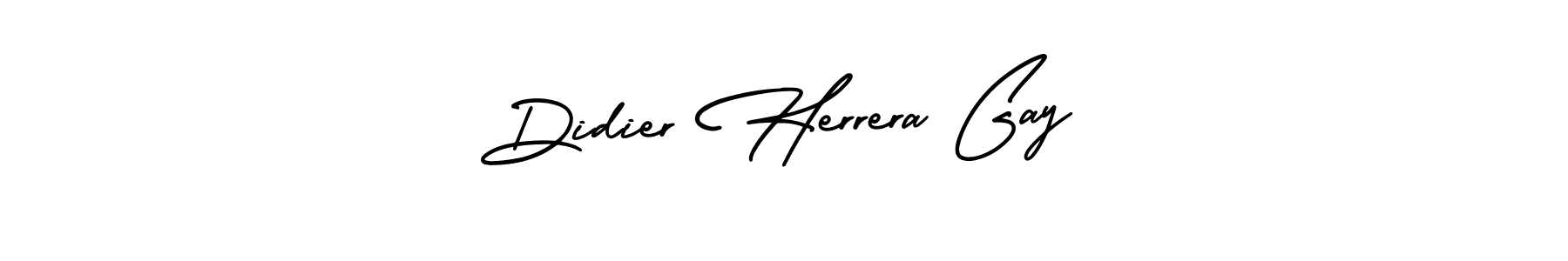 This is the best signature style for the Didier Herrera Gay name. Also you like these signature font (AmerikaSignatureDemo-Regular). Mix name signature. Didier Herrera Gay signature style 3 images and pictures png