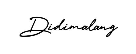 A classic penmanship look for Didimalang. The AmerikaSignatureDemo-Regular font brings timeless elegance and confidence to every signed document. Didimalang signature style 3 images and pictures png