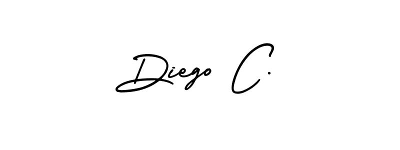 Check out images of Autograph of Diego C. name. Actor Diego C. Signature Style. AmerikaSignatureDemo-Regular is a professional sign style online. Diego C. signature style 3 images and pictures png
