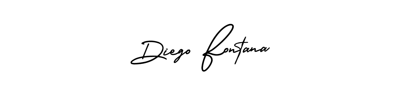 Best and Professional Signature Style for Diego Fontana. AmerikaSignatureDemo-Regular Best Signature Style Collection. Diego Fontana signature style 3 images and pictures png