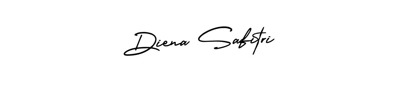 It looks lik you need a new signature style for name Diena Safitri. Design unique handwritten (AmerikaSignatureDemo-Regular) signature with our free signature maker in just a few clicks. Diena Safitri signature style 3 images and pictures png