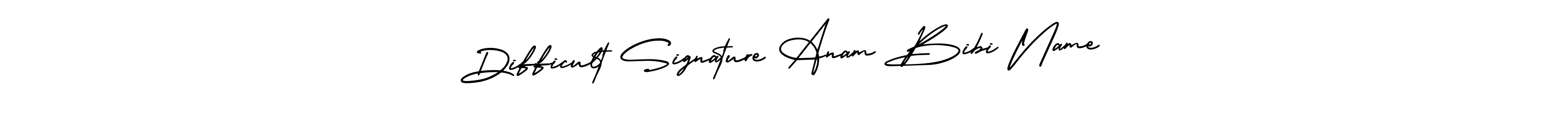 You can use this online signature creator to create a handwritten signature for the name Difficult Signature Anam Bibi Name. This is the best online autograph maker. Difficult Signature Anam Bibi Name signature style 3 images and pictures png