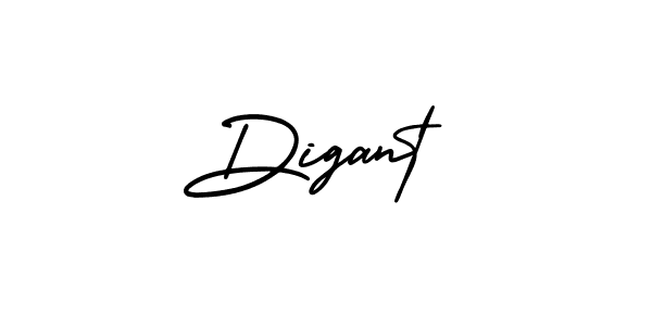 How to make Digant signature? AmerikaSignatureDemo-Regular is a professional autograph style. Create handwritten signature for Digant name. Digant signature style 3 images and pictures png