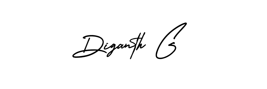 Similarly AmerikaSignatureDemo-Regular is the best handwritten signature design. Signature creator online .You can use it as an online autograph creator for name Diganth G. Diganth G signature style 3 images and pictures png