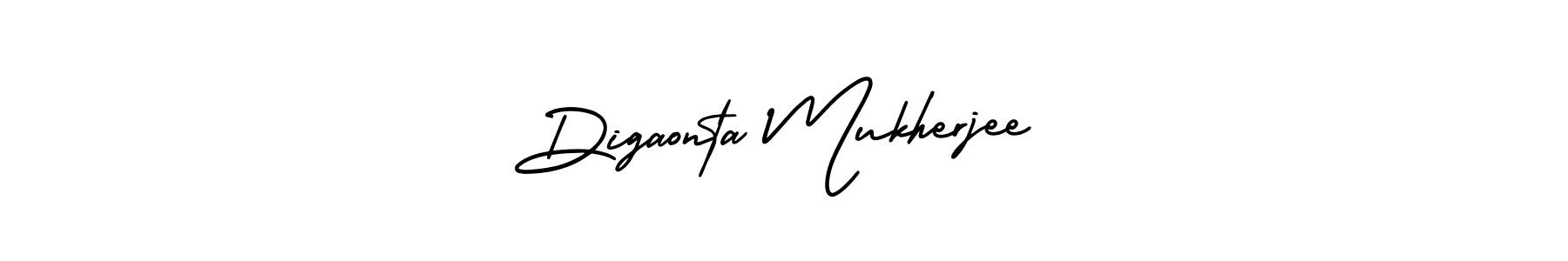 This is the best signature style for the Digaonta Mukherjee name. Also you like these signature font (AmerikaSignatureDemo-Regular). Mix name signature. Digaonta Mukherjee signature style 3 images and pictures png