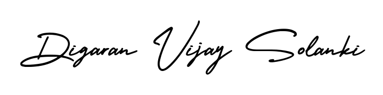 Similarly AmerikaSignatureDemo-Regular is the best handwritten signature design. Signature creator online. You can use it as an online autograph creator for name Digaran Vijay Solanki. Digaran Vijay Solanki signature style 3 images and pictures png