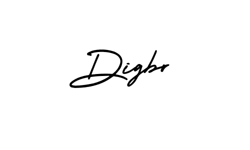 How to Draw Digbr signature style? AmerikaSignatureDemo-Regular is a latest design signature styles for name Digbr. Digbr signature style 3 images and pictures png