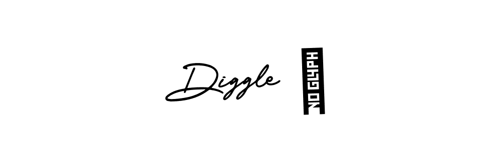 How to Draw Diggle ❤ signature style? AmerikaSignatureDemo-Regular is a latest design signature styles for name Diggle ❤. Diggle ❤ signature style 3 images and pictures png