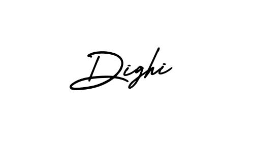 You should practise on your own different ways (AmerikaSignatureDemo-Regular) to write your name (Dighi) in signature. don't let someone else do it for you. Dighi signature style 3 images and pictures png