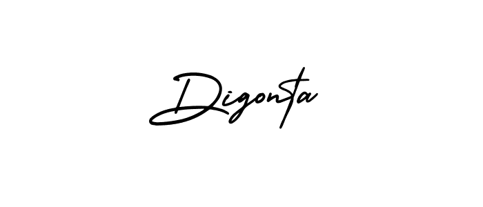 Make a beautiful signature design for name Digonta. Use this online signature maker to create a handwritten signature for free. Digonta signature style 3 images and pictures png